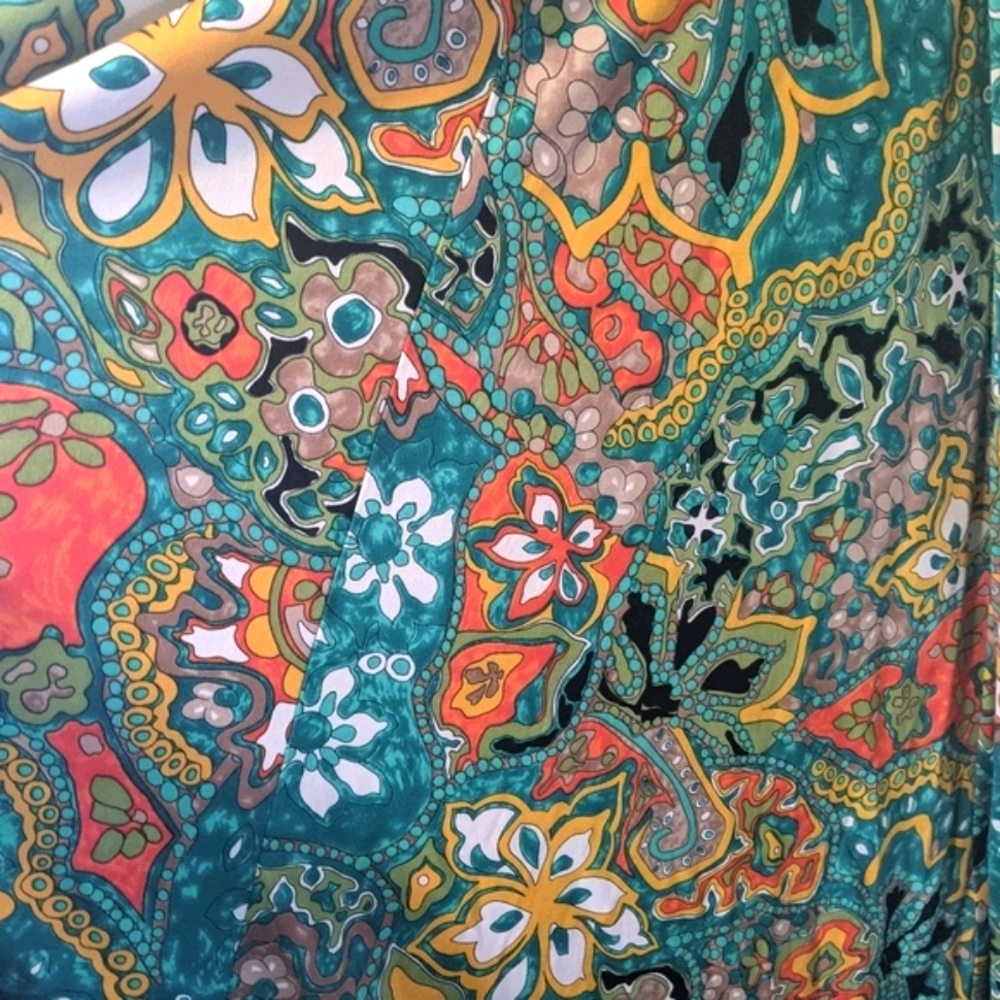 Convertible Print Maxi dress. - Picture 6 of 6